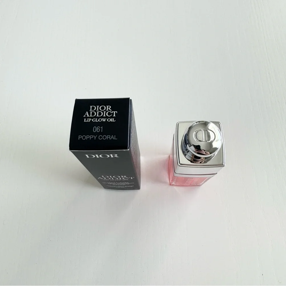 NEW Dior Beauty Addict Lip Glow Oil Gloss 061 Poppy Coral Makeup